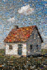 Mosaikbild aus vielen Fotos – erstelle jetzt dein Bauprojekt aus Baustellenbildern Mosaikbild aus vielen Fotos – erstelle jetzt dein Bauprojekt aus Baustellenbildern