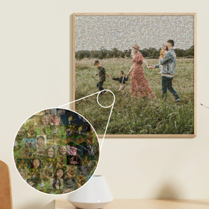 Jahresrückblick Fotomosaik – Bild aus vielen Fotos