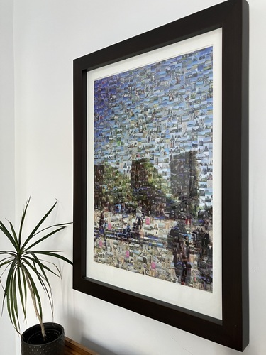 Photo du client Jasmine pour l'évaluation Impression Photomosaïque [En ligne] Affiche 50x70cm